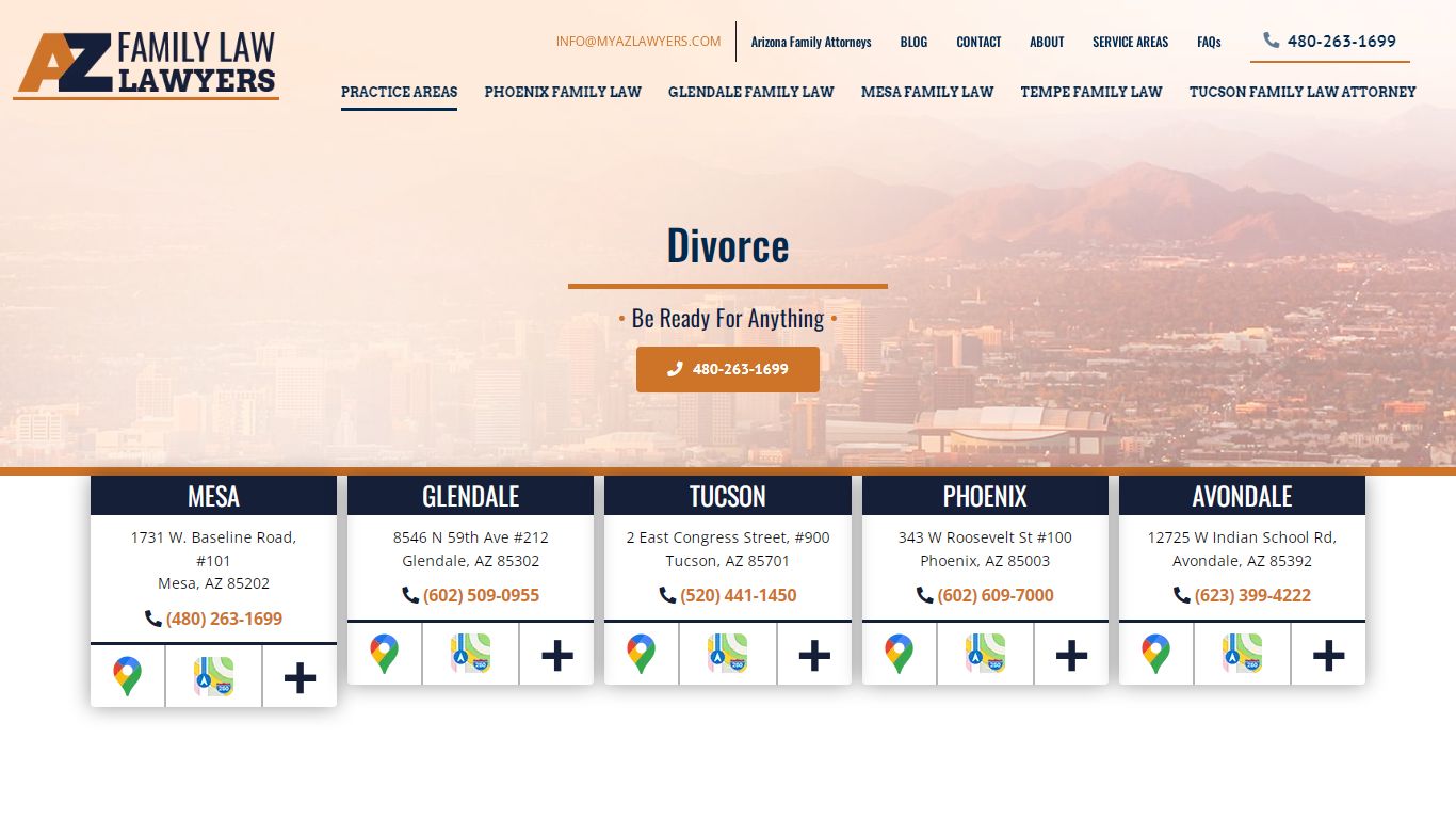 Arizona Divorce Attorneys | AZ Family Law Lawyers